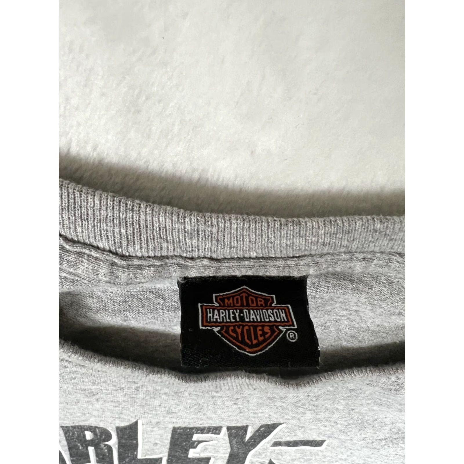Harley Davidson Harley-Davidson Long Sleeve Shirt Mens XL Gray Skull Guadalajara Mexico Graphic Print Crew Neck Cotton Knitted 2010-2019 Vintage No Size US XL / EU 56 / 4 - 4 Thumbnail