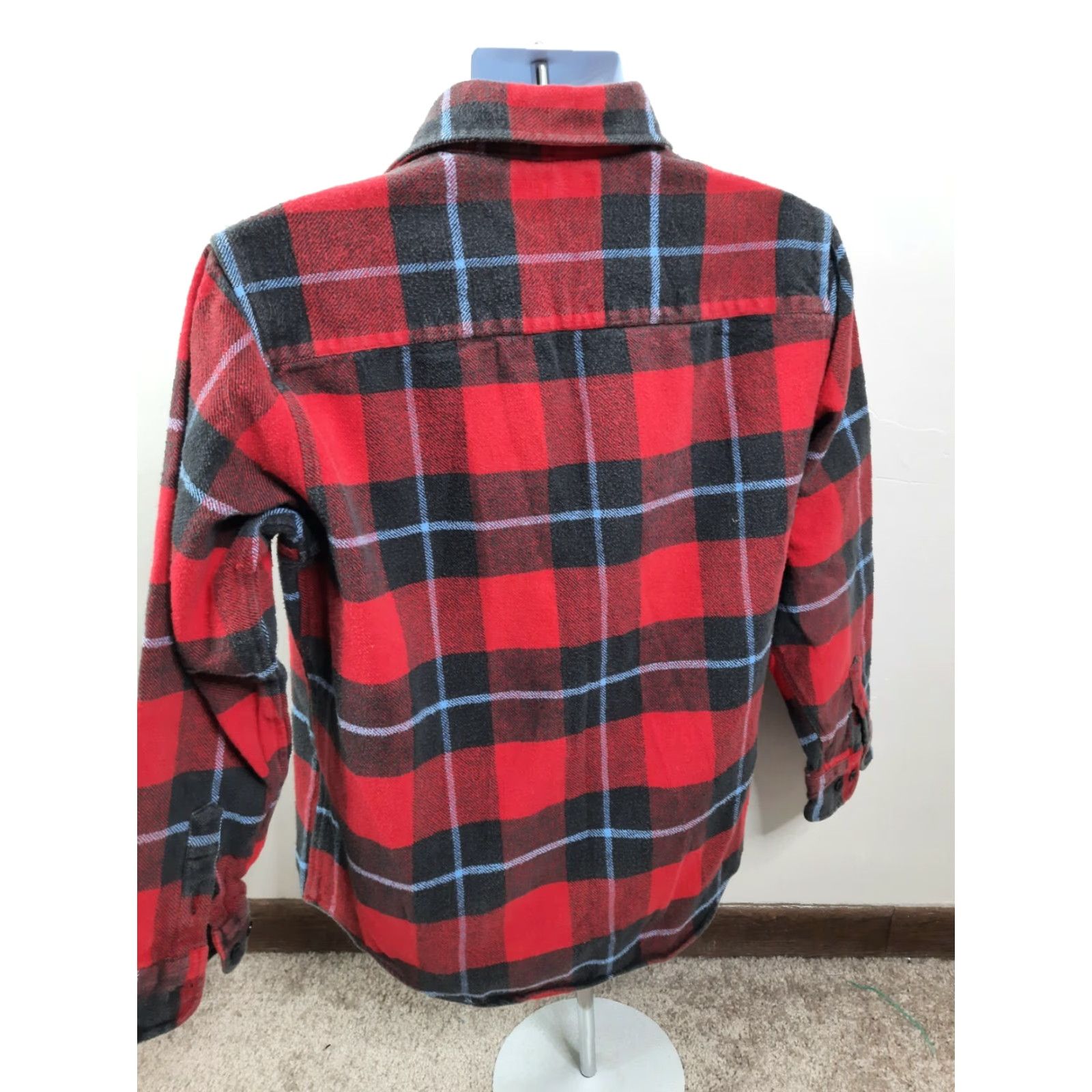 Vintage VINTAGE Greatland Shirt Plaid Flannel Button-Up Long Sleeve L Red Mens Size US L / EU 52-54 / 3 - 7 Thumbnail
