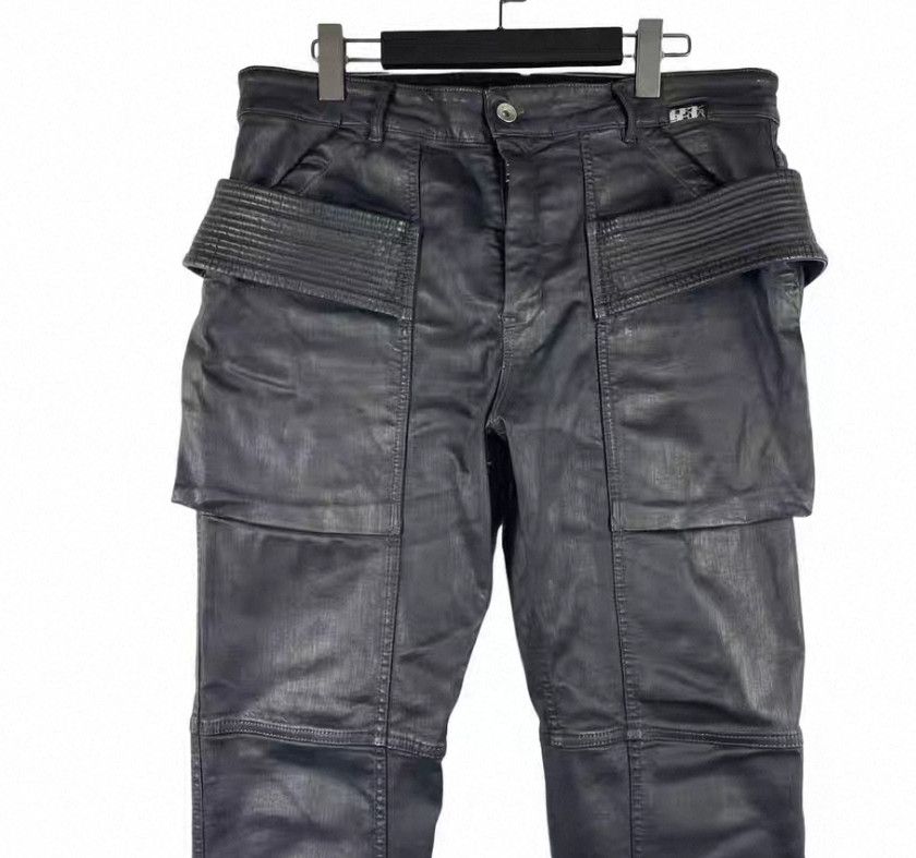 Rick Owens Rick Owens Leather Cargo Pants 30 Size-2506 Size US 30 / EU 46 - 2 Thumbnail