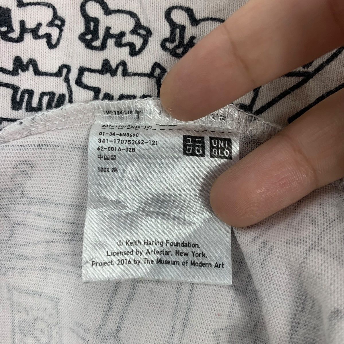 Keith Haring × Uniqlo KEITH HARING x UNIQLO 2016 MOMA Over Print Art Tee Shirt Size L / US 10 / IT 46 - 5 Thumbnail