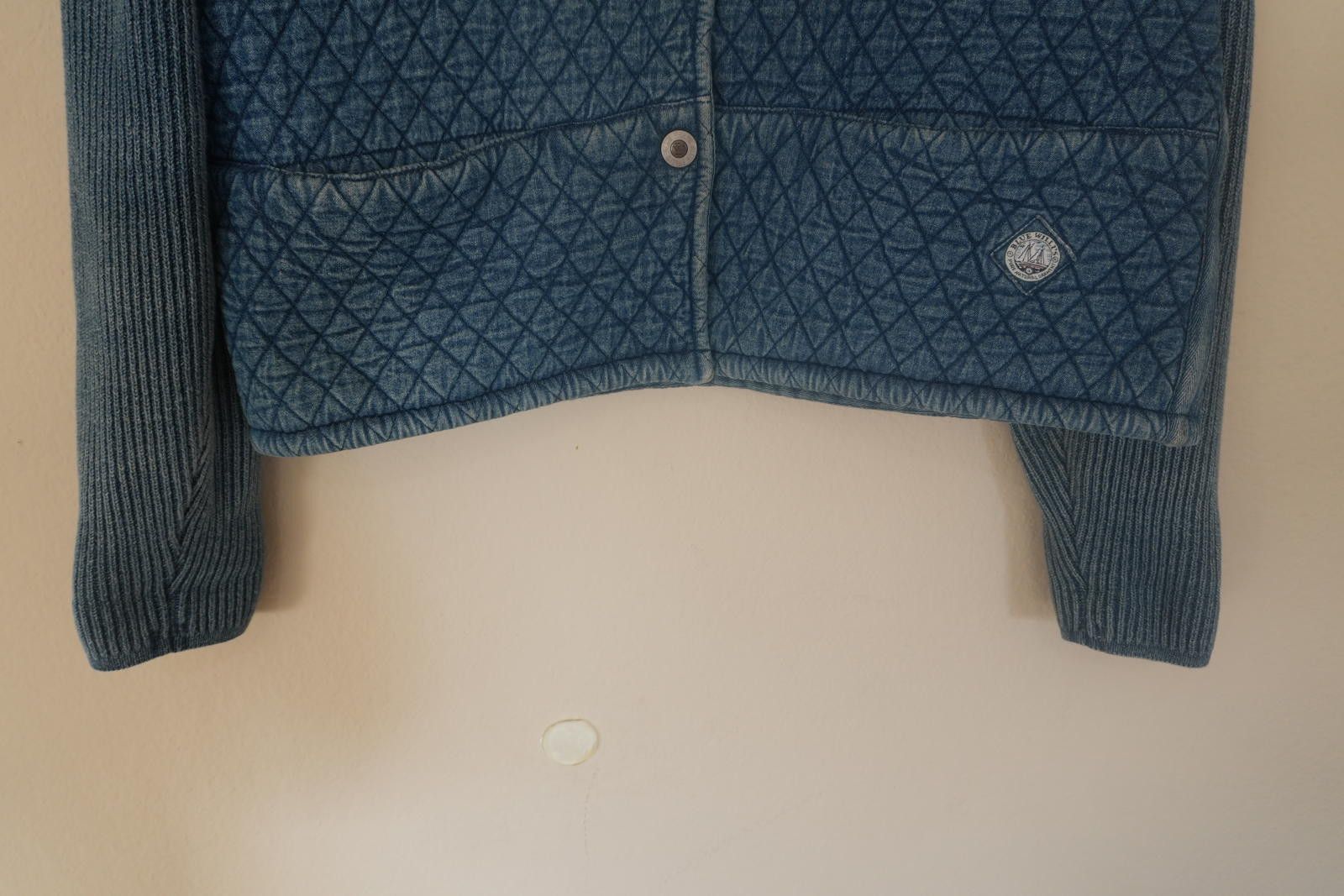 Other Blue Willis Jacket Women's L Blue VTG Denmark Fleece Quilt Size L / US 10 / IT 46 - 5 Thumbnail