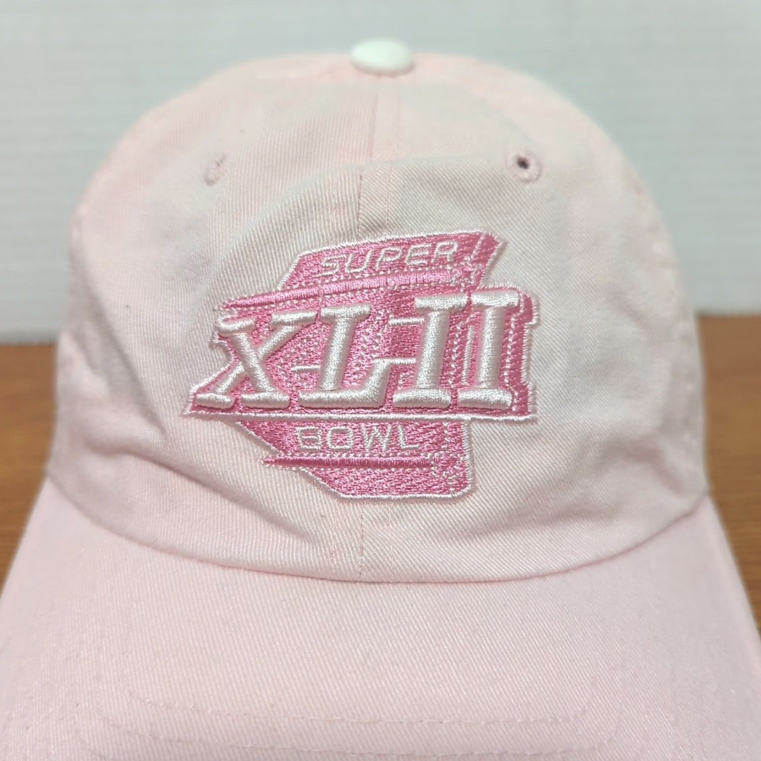 NFL NFL Super Bowl XLII Womens Hat Cap All Pink Adjustable 2008 Arizona Football Size ONE SIZE - 7 Thumbnail