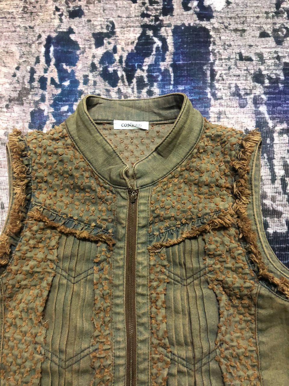 If Six Was Nine Rare Conrad Soft Denim Sleeveless Seditioneris Styles Size S / US 4 / IT 40 - 4 Thumbnail