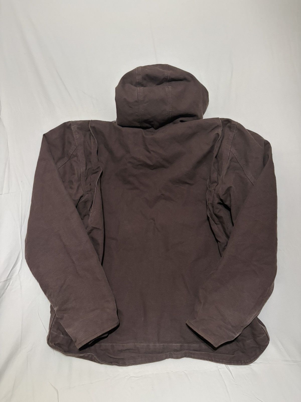 Carhartt Carhartt Brown Hooded Work Jacket Size US XL / EU 56 / 4 - 4 Thumbnail