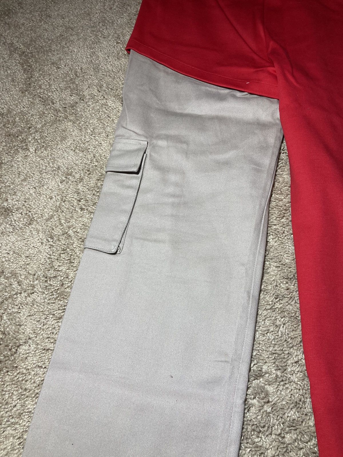 Japanese Brand 2020 Yoikadakada Hybrid Cargo Split Pants Red Chinese 2021 Size US 32 / EU 48 - 9 Thumbnail