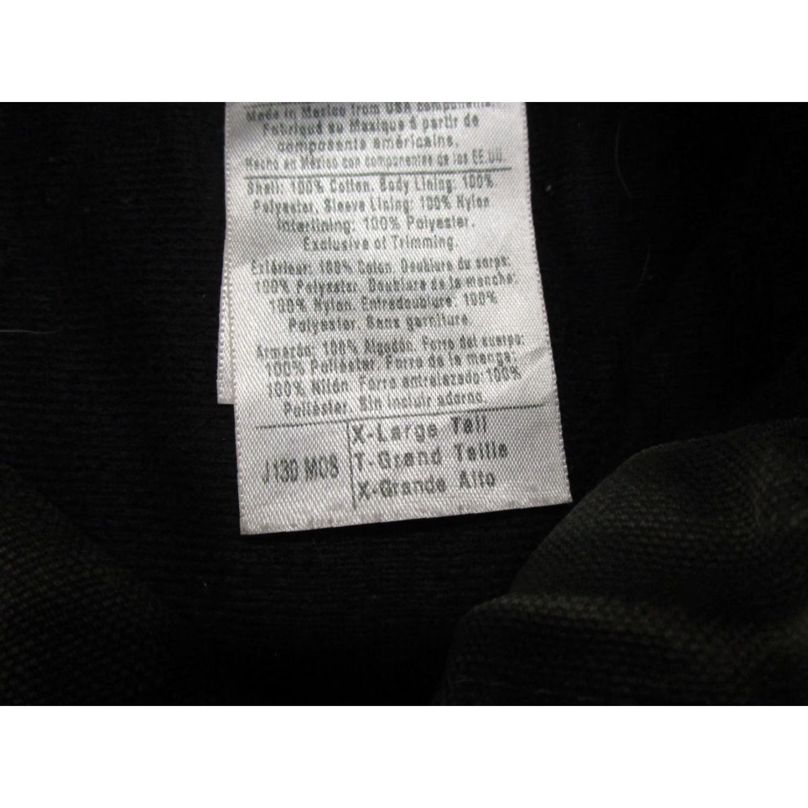 Carhartt VINTAGE Carhartt J130 MOS Active Jacket Mens XL Tall Fade Moss Green Hooded Lined Size US XL / EU 56 / 4 - 2 Thumbnail