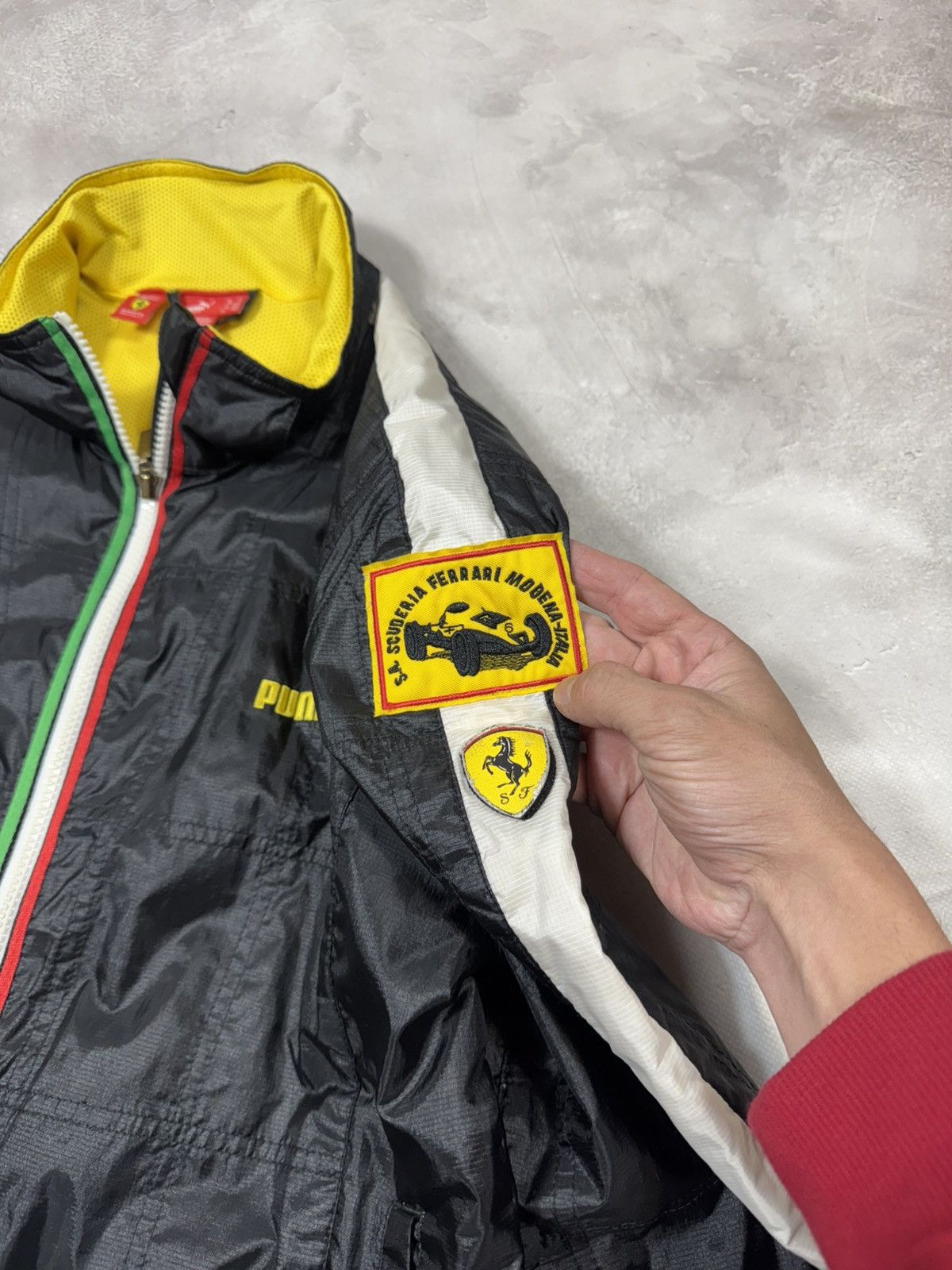 Puma Vintage Puma Scuderia Ferrari Black Racing Jacket Size US S / EU 44-46 / 1 - 5 Thumbnail