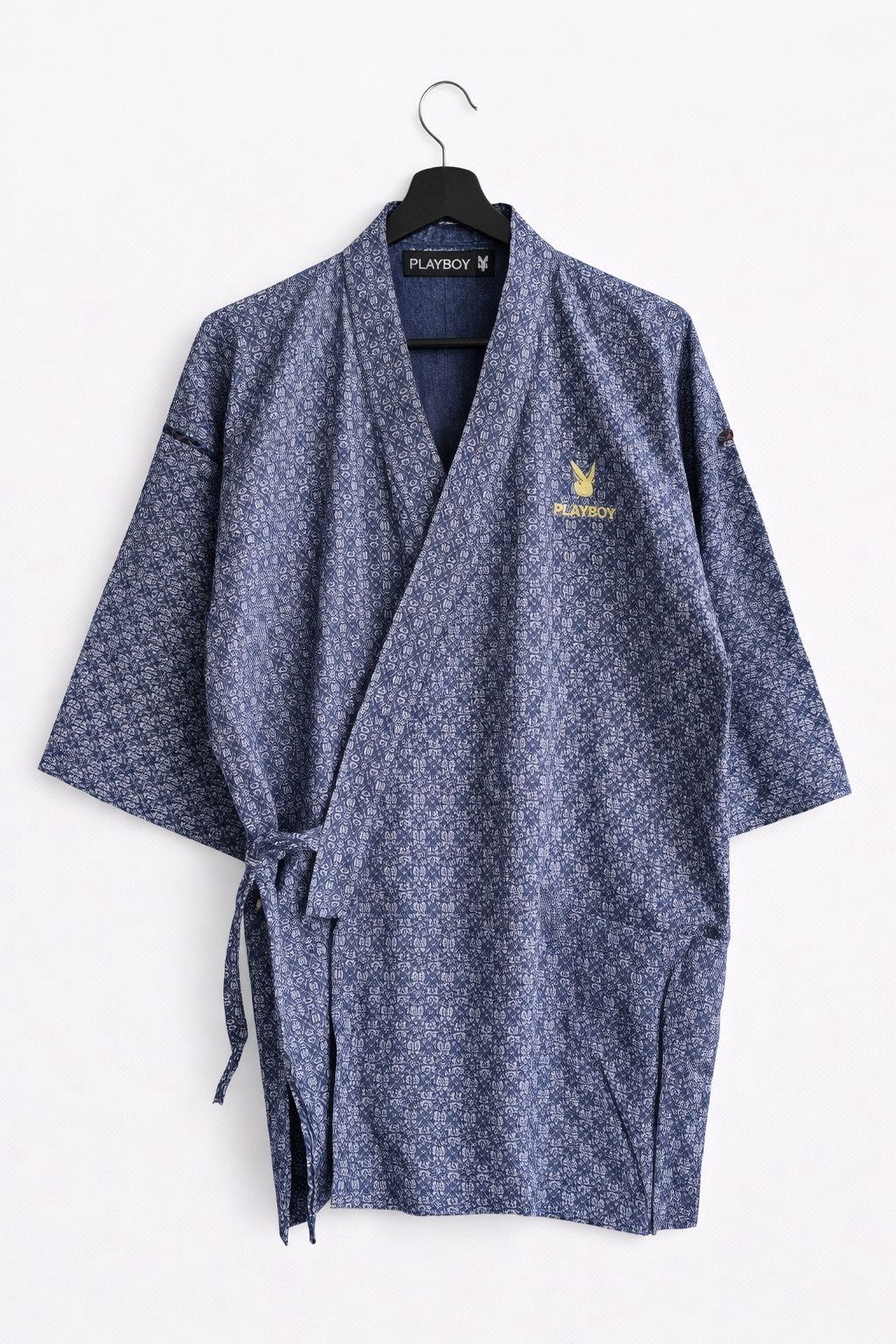 Playboy Vintage Playboy Japanese Pattern Kimono Jacket Yukata Style Size US M / EU 48-50 / 2 - 2 Thumbnail