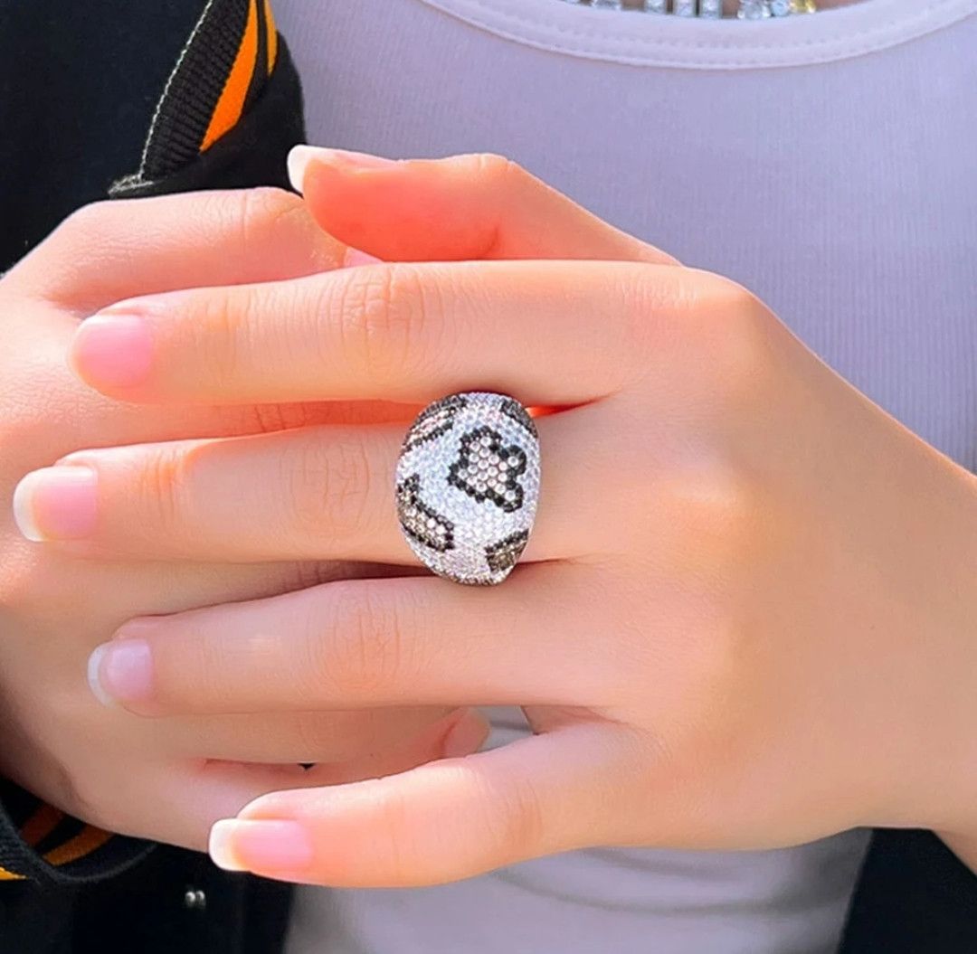 Jewelry Leopard Print Shiny Ring Streetwear OOTD Piece Size ONE SIZE - 1 Thumbnail