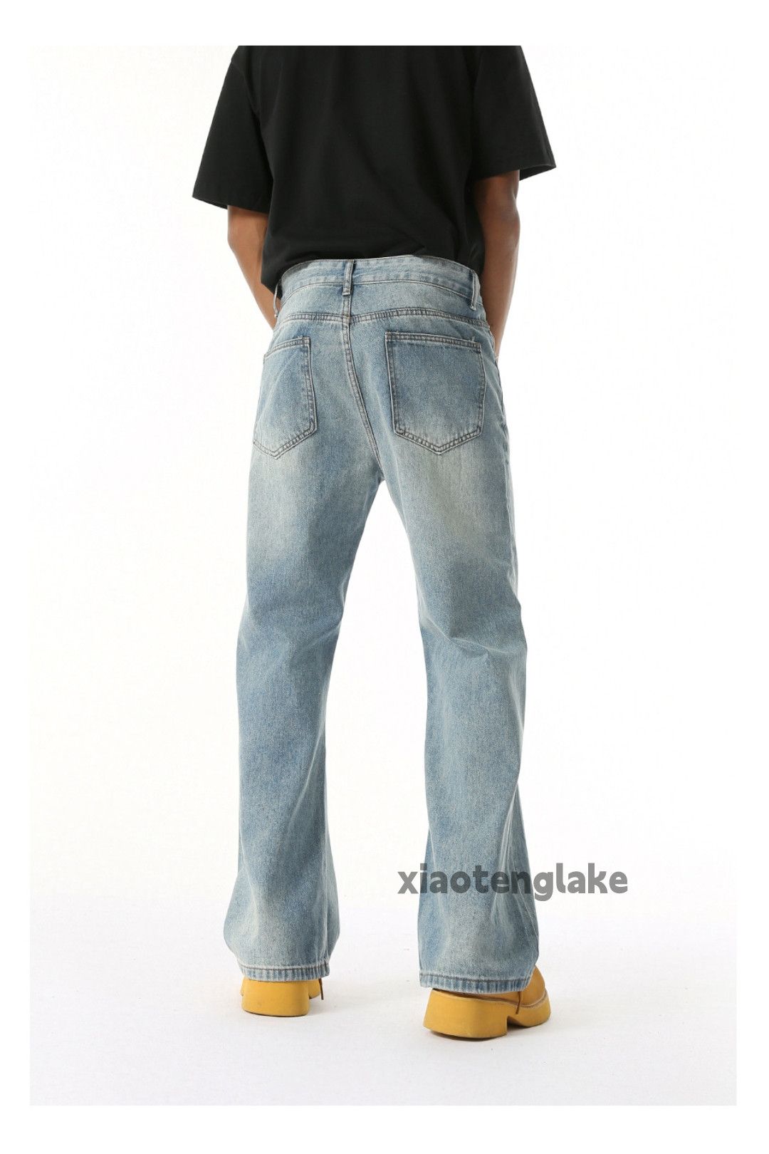 Jean xz vintage washed faded cleanfit yuppie bootcut jeans Size US 28 / EU 44 - 4 Thumbnail