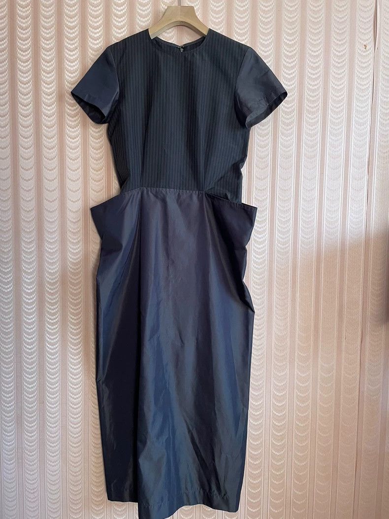 Y's Y's Black Distortion Dress Size ONE SIZE - 1 Thumbnail