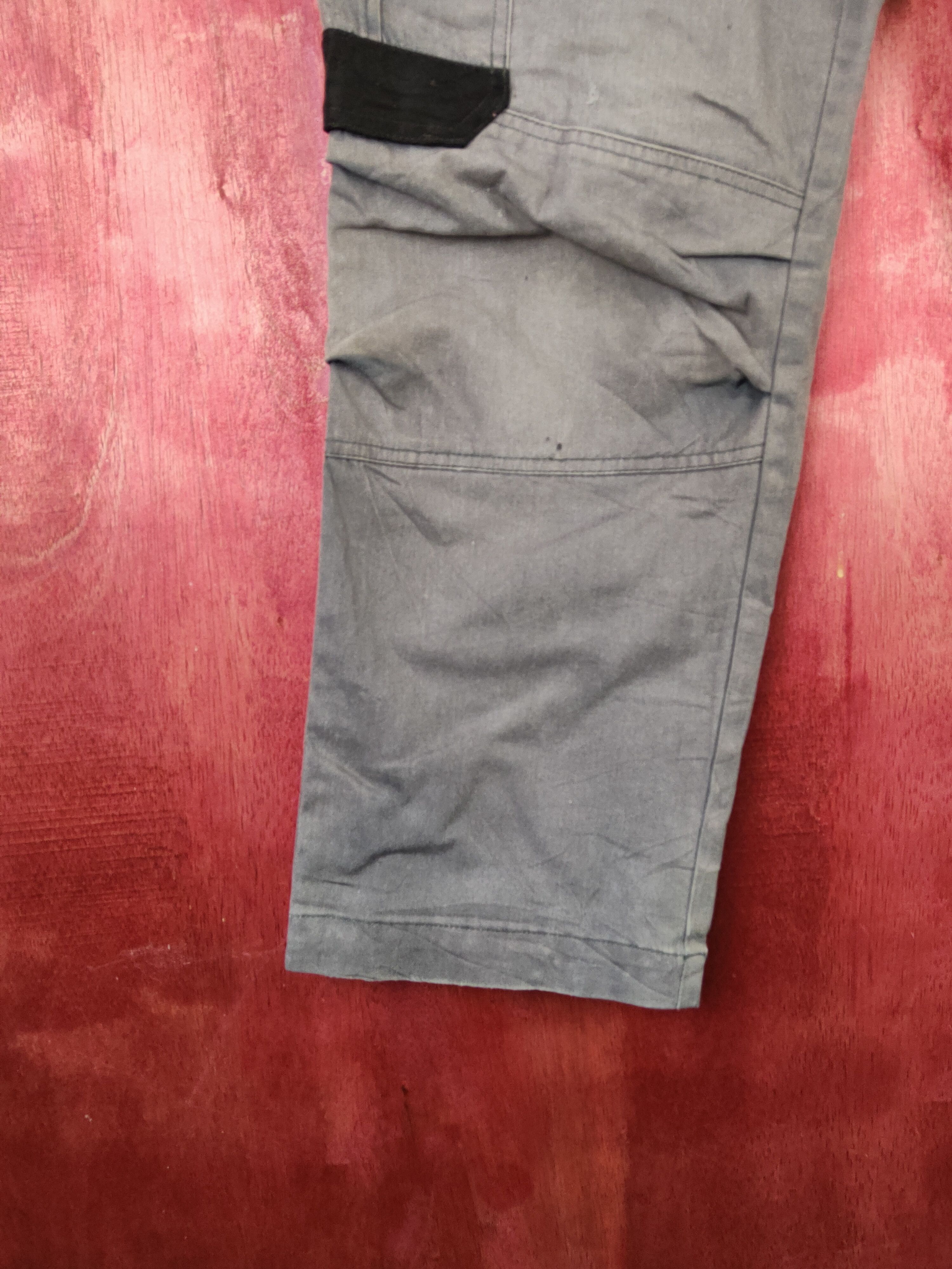 Japanese Brand Hard Wearing Gray Faded Multipocket Cargo Pants #S1793 Size US 31 - 5 Thumbnail