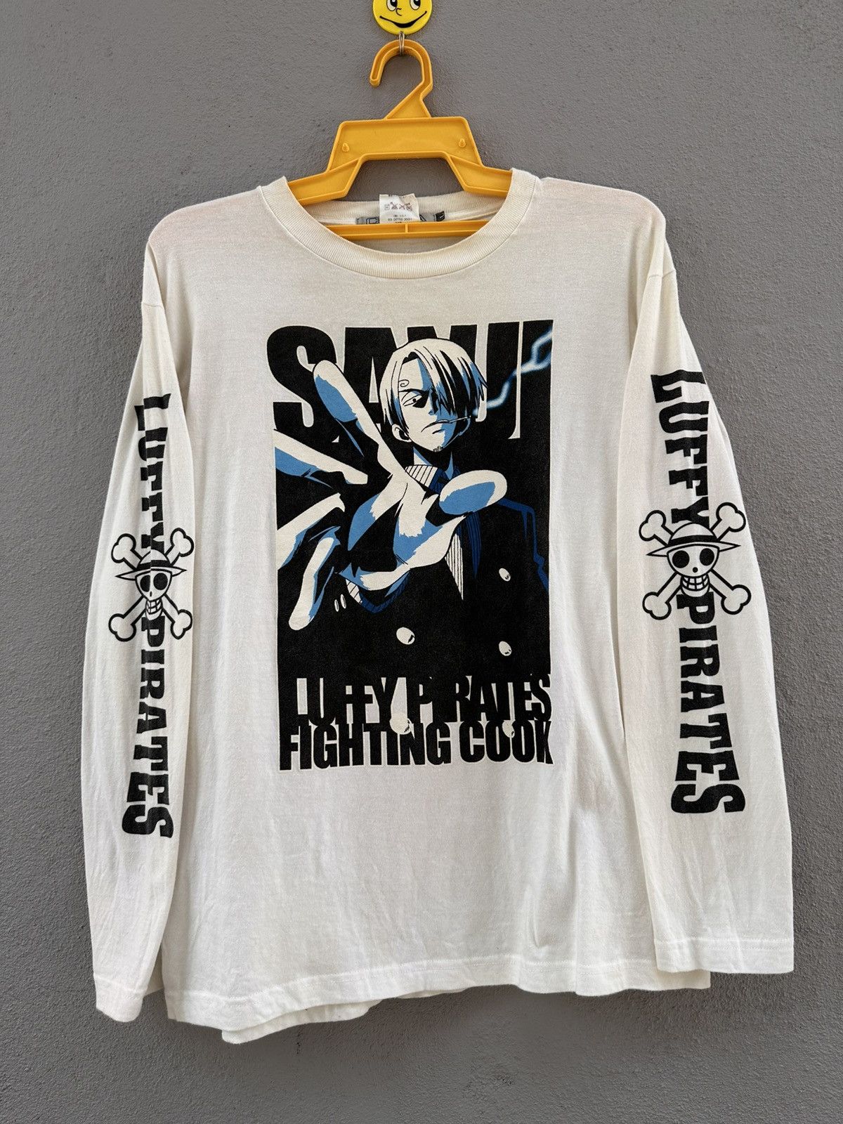 Anime Vintage Cospa Anime One Piece Luffy Long Sleeve Tee Size US M / EU 48-50 / 2 - 1 Thumbnail