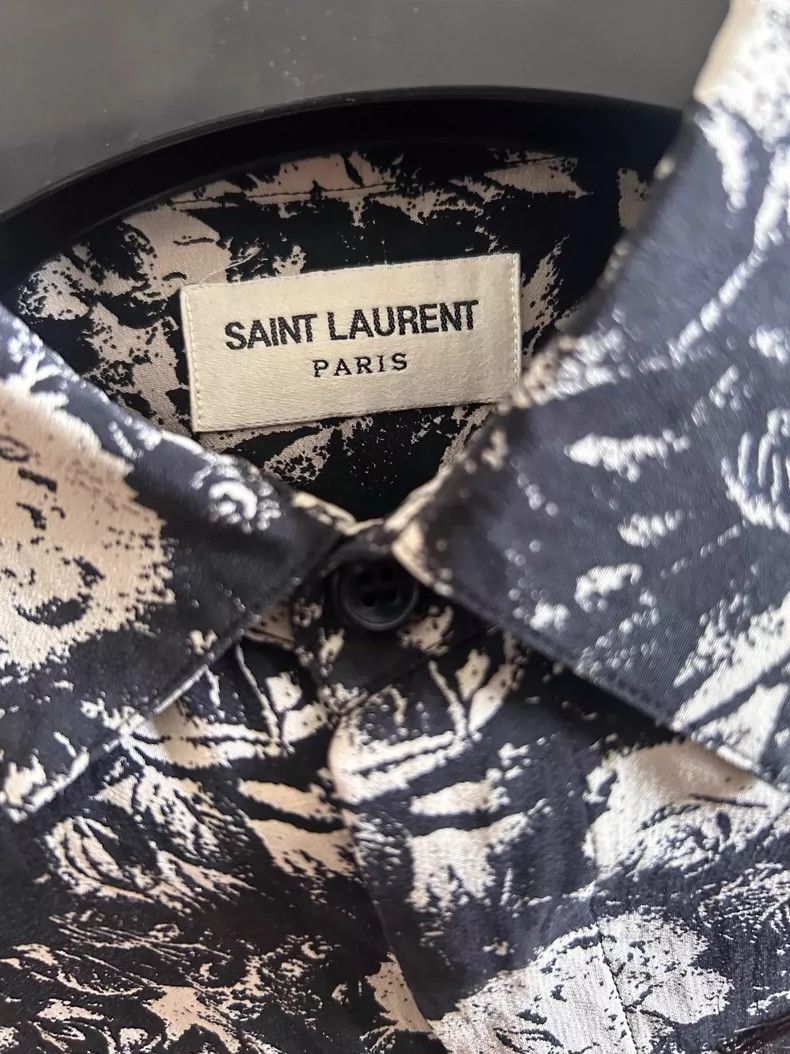 Saint Laurent Paris Saint Laurent Paris 2022SS French Rose Shirt Nextarrow-2505 Size US XXS / EU 40 - 6 Thumbnail