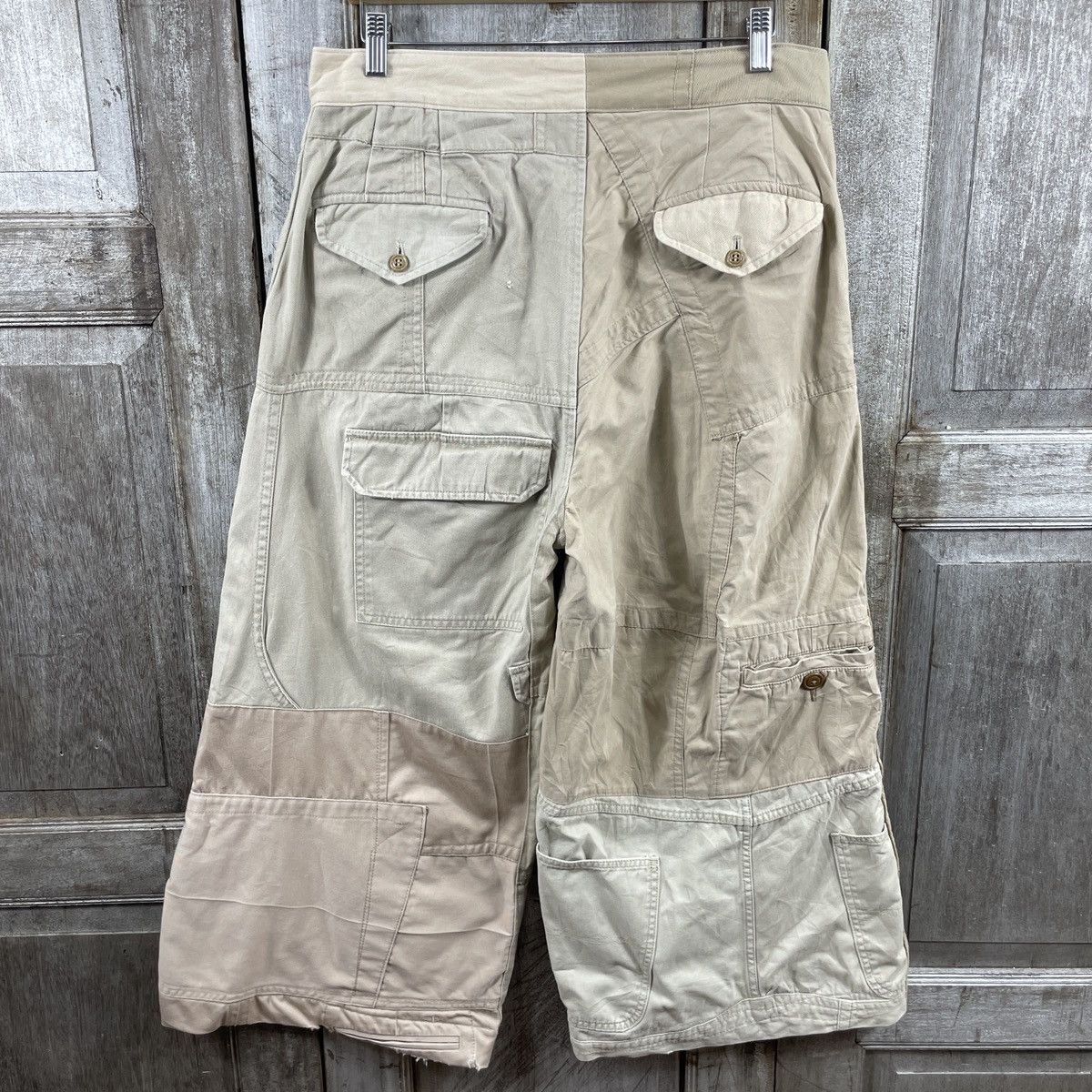 Needles Needles Tactical Patchwork Wide Leg Baggy Pants Size US 34 / EU 50 - 2 Thumbnail