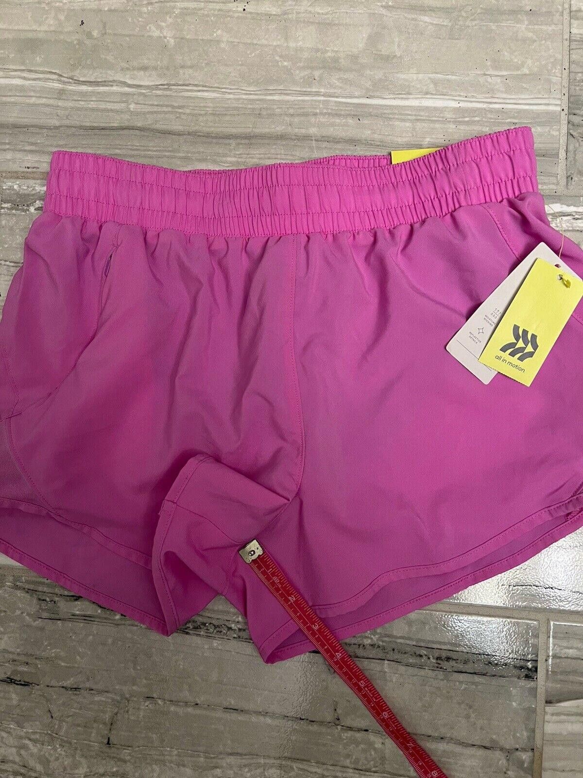 Designer All In Motion Run Shorts Womens Small Mid-Rise Pink Size 28" / US 6 / IT 42 - 6 Thumbnail