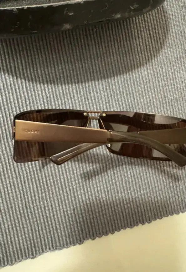 Gucci × Tom Ford × Vintage GUCCI Sunglasses Shield Rimless 90s Wrap GG1725 RI825 Size ONE SIZE - 3 Thumbnail