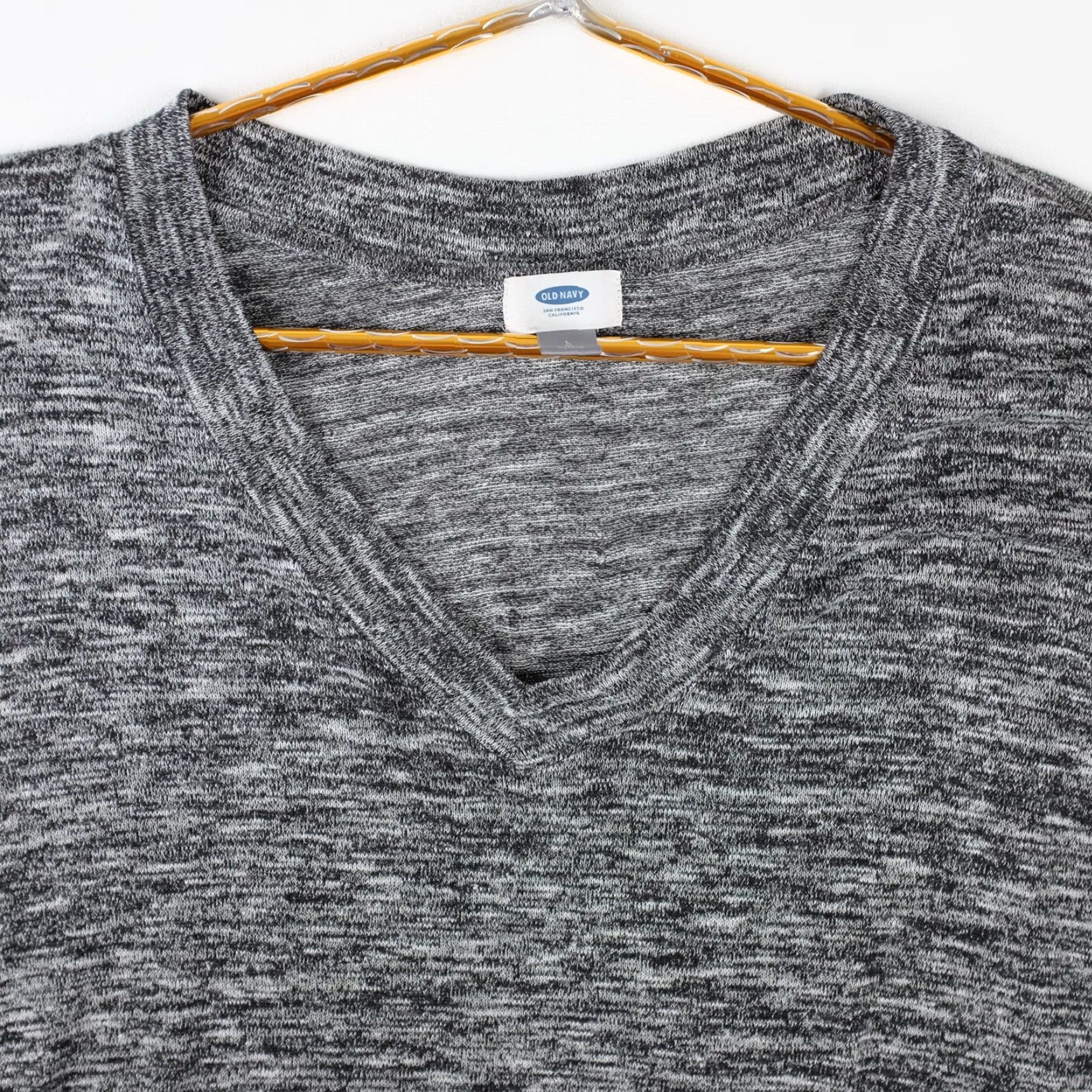 Old Navy Old Navy Shirt Gray V-Neck 3/4 Sleeve Womens Size L Size L / US 10 / IT 46 - 5 Thumbnail