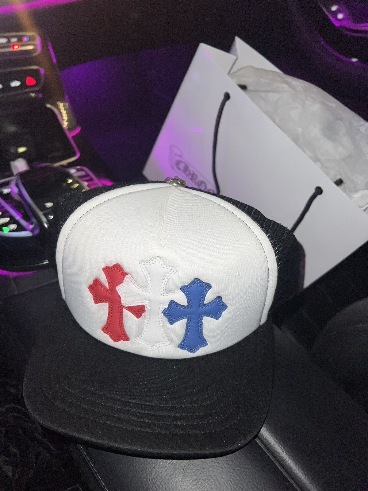 Chrome Hearts Chrome hearts cross hat Size ONE SIZE - 9 Thumbnail