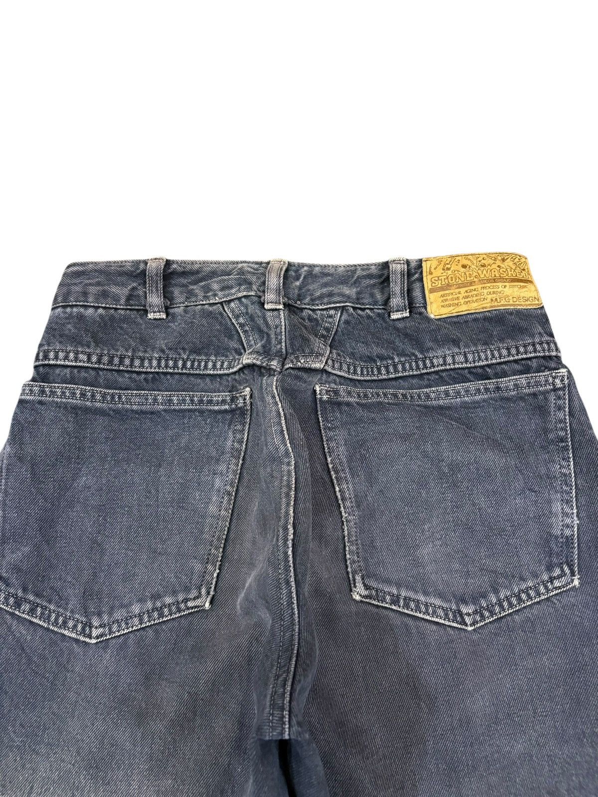 Marithe + Francois Girbaud Vintage Marithe Francois Girbaud Avant Garde Jeans Size US 27 - 8 Thumbnail