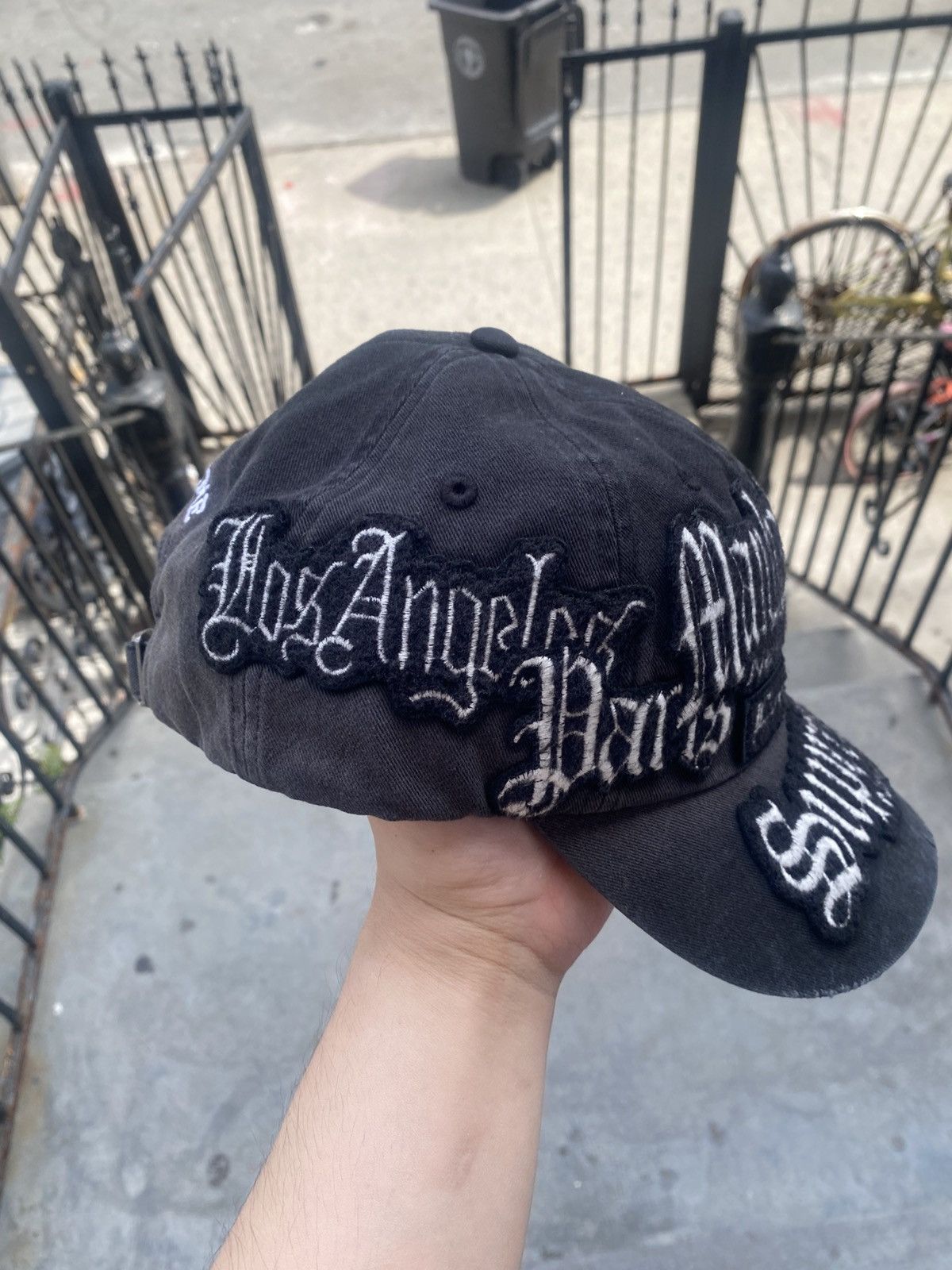 Supreme Supreme City Patches 6 Panel Hat Black Size ONE SIZE - 2 Thumbnail