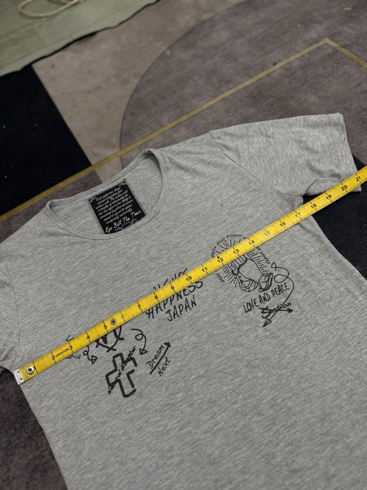 Other Y2K EYE BALL THE TIME SHIRT Size US M / EU 48-50 / 2 - 8 Thumbnail
