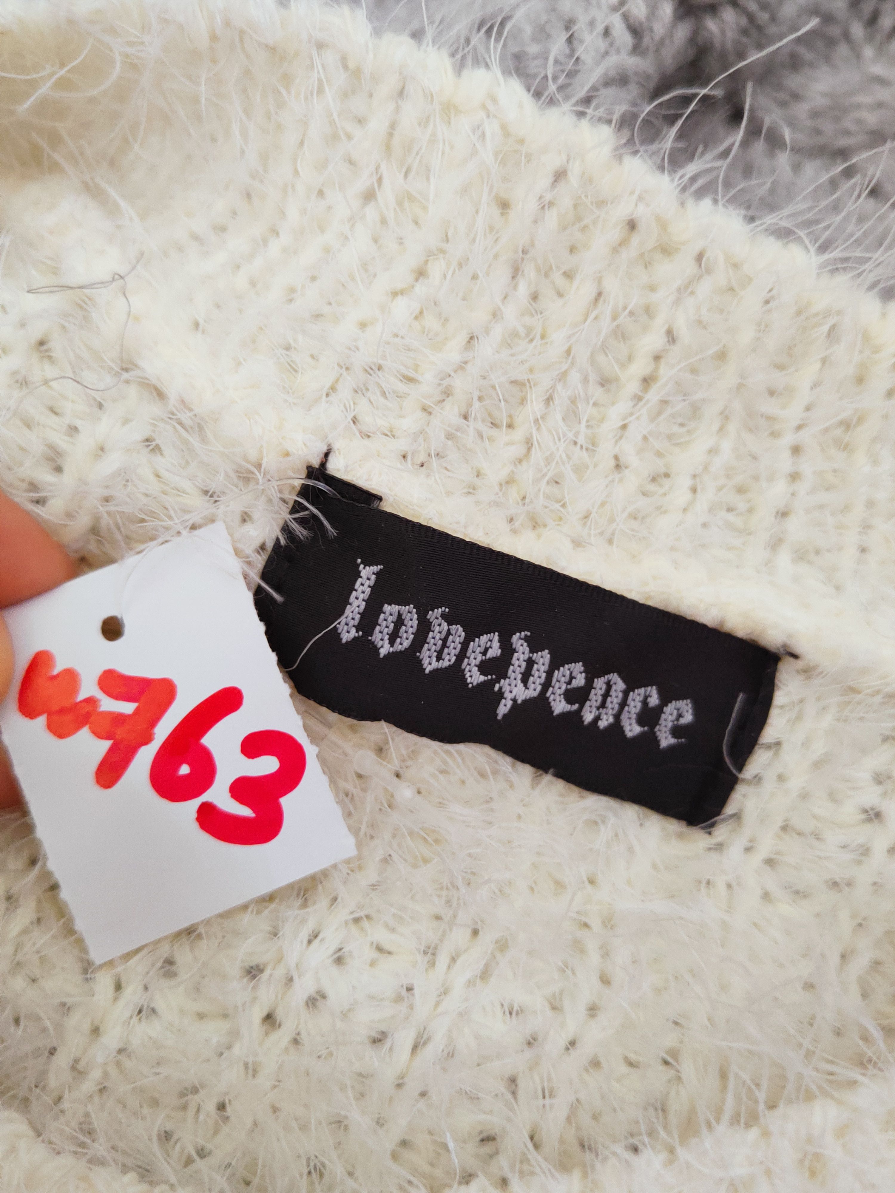 Japanese Brand × Vintage Lovepeace Ivory Shag Shaggy Fur Mohair Knitwear #W763 Size M / US 6-8 / IT 42-44 - 14 Thumbnail