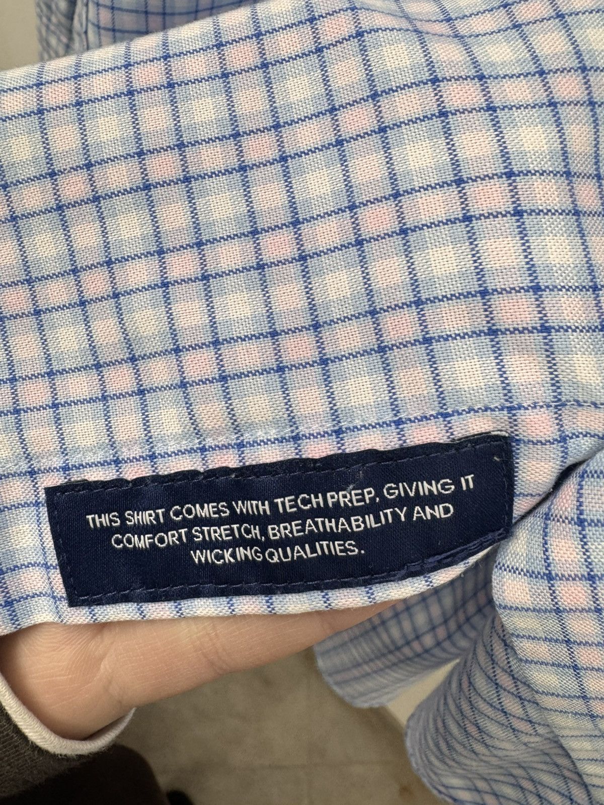 Gant Gant Men Button Up Shirt Blue Pink Check Size L Size US L / EU 52-54 / 3 - 6 Thumbnail