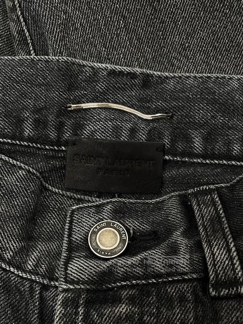 Saint Laurent Paris Saint Laurent Straight Leg Denim Jeans. Size US 31 - 4 Thumbnail