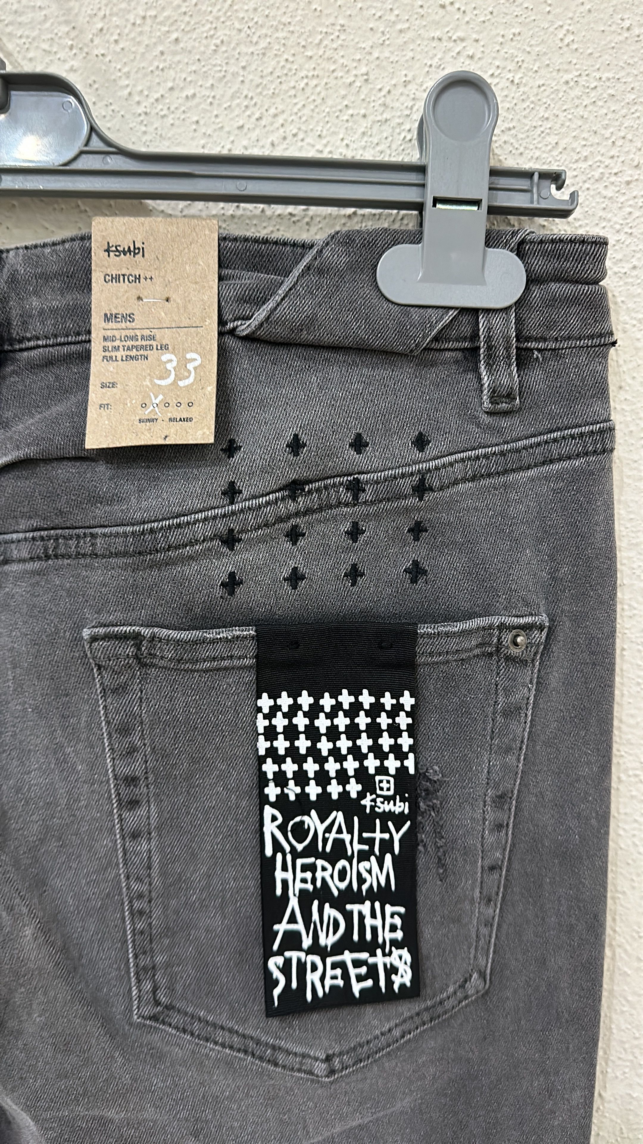 Ksubi Ksubi Chitch Gray Jean Size 33 Never Worn Size US 33 - 2 Thumbnail