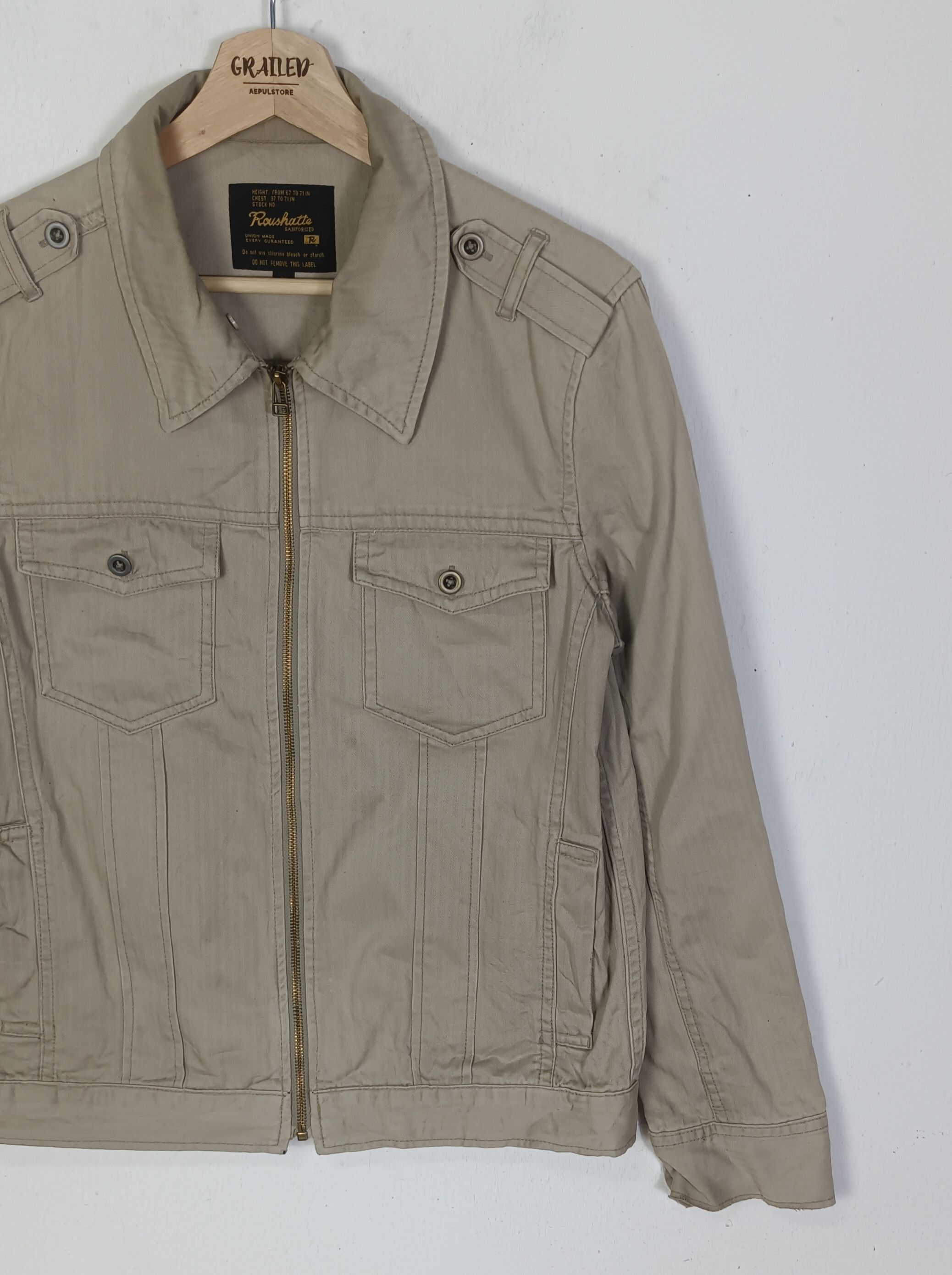 Japanese Brand Roushatter Sanforized "R" Union Made Jacket Size US M / EU 48-50 / 2 - 5 Thumbnail