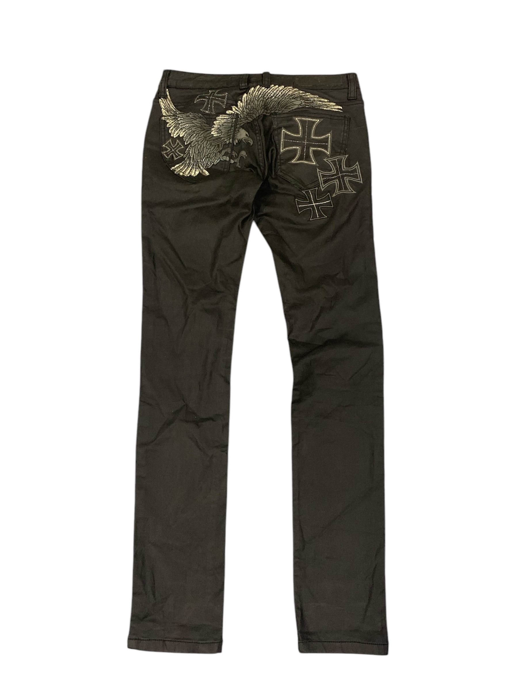 Beauty Beast × Hysteric Glamour × If Six Was Nine Grasshopper denim embroidery eagle Cross Pants Size US 27 - 1 Thumbnail