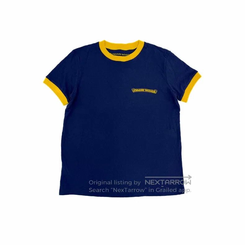CHROME HEARTS Size S Blue and yellow roller skate horseshoe