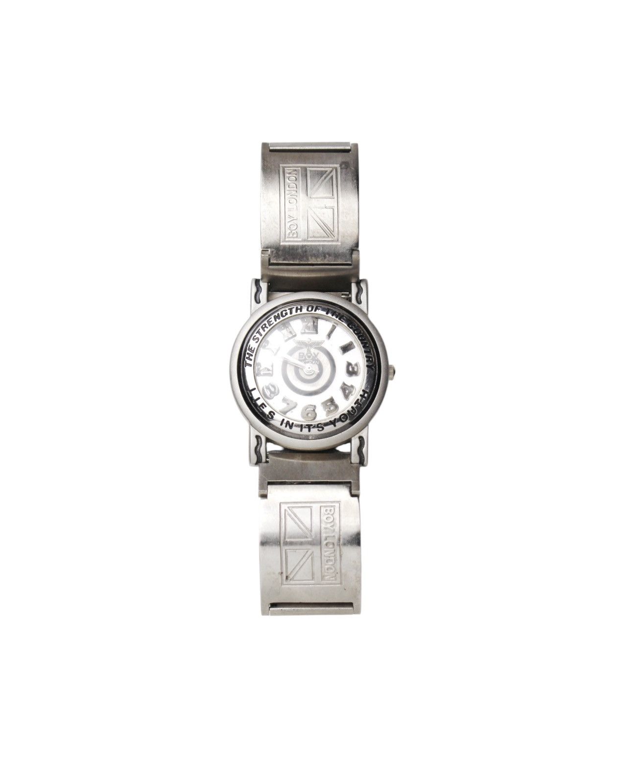 Hysteric Glamour 1990S BOY LONDON “THE STRENGTH OF THE COUNTRY” METAL WATCH Size ONE SIZE - 3 Thumbnail