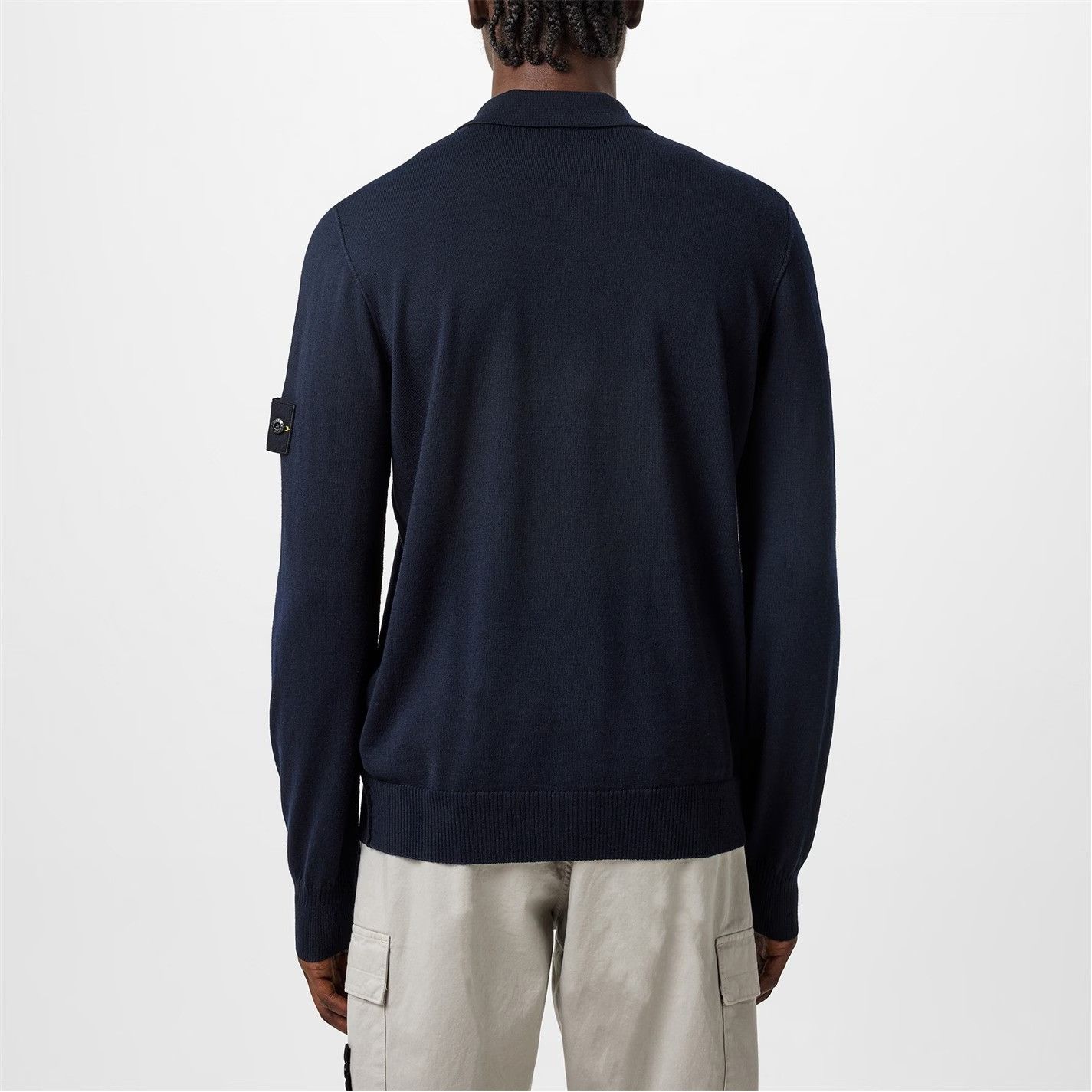 Stone Island o1g2r1mq0526 Button Wool Polo Shirt in Blue Size US S / EU 44-46 / 1 - 4 Thumbnail
