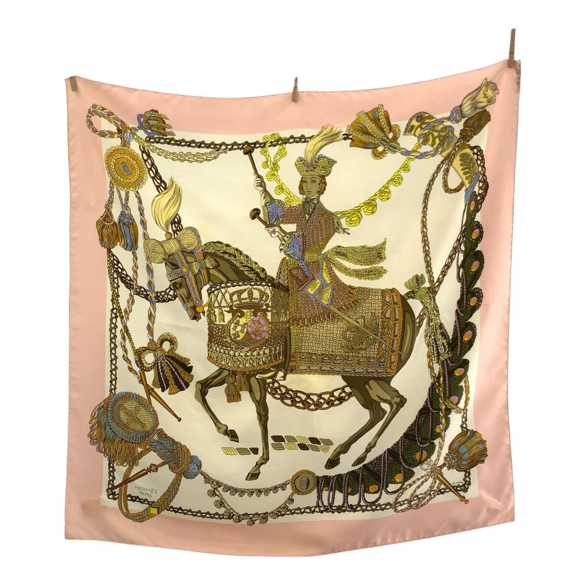 Hermes Hermes Hermes Carre90 Silk Scarf Textile Scarf DUTY FREE for USA Size ONE SIZE - 1 Thumbnail