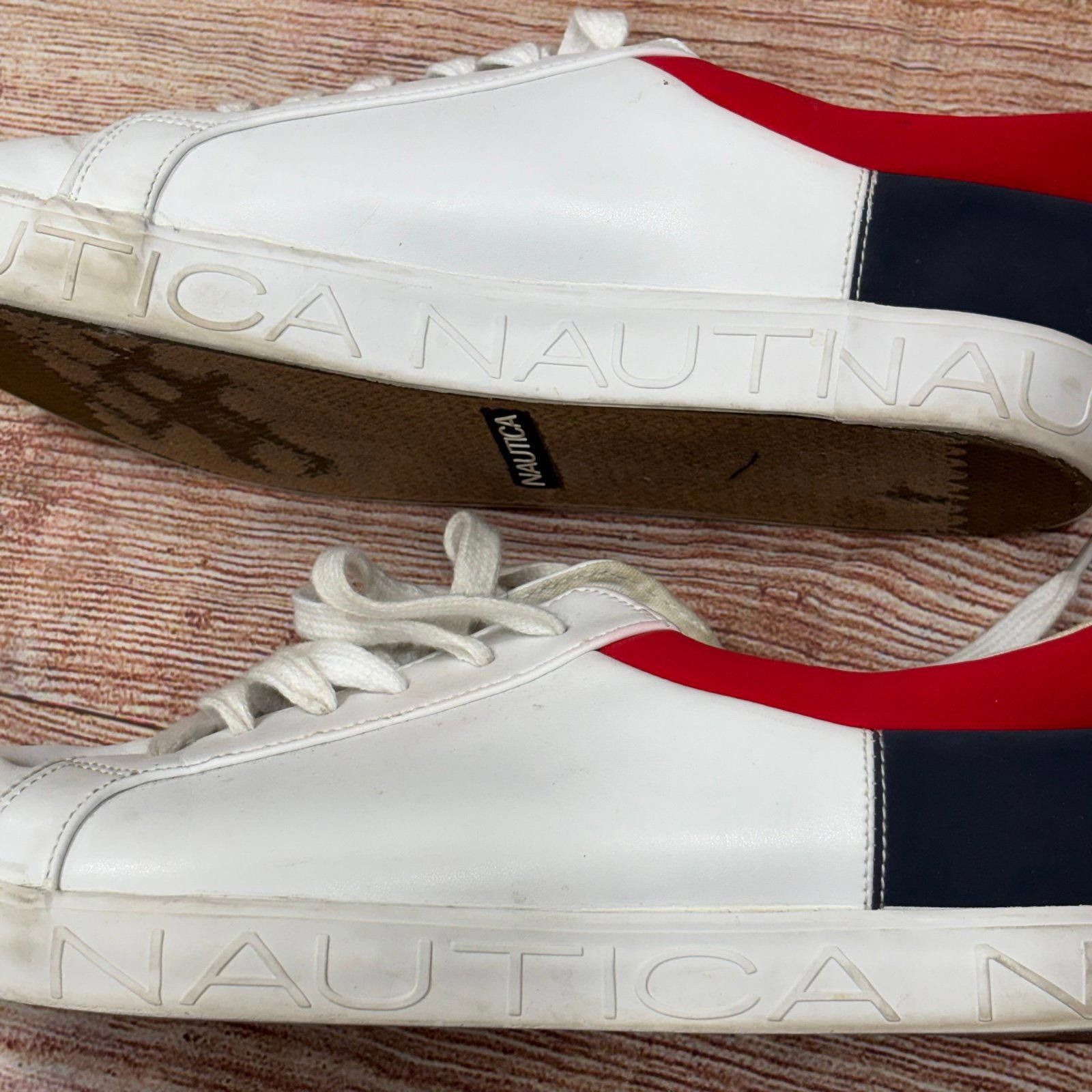 Nautica Nautica White and Red Casual Sneakers Womens Size 10 Size US 10 / IT 40 - 7 Thumbnail