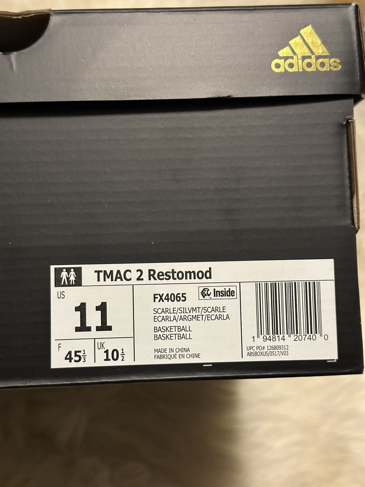 Adidas TMac 2 Restomod Size US 11 / EU 44 - 5 Thumbnail