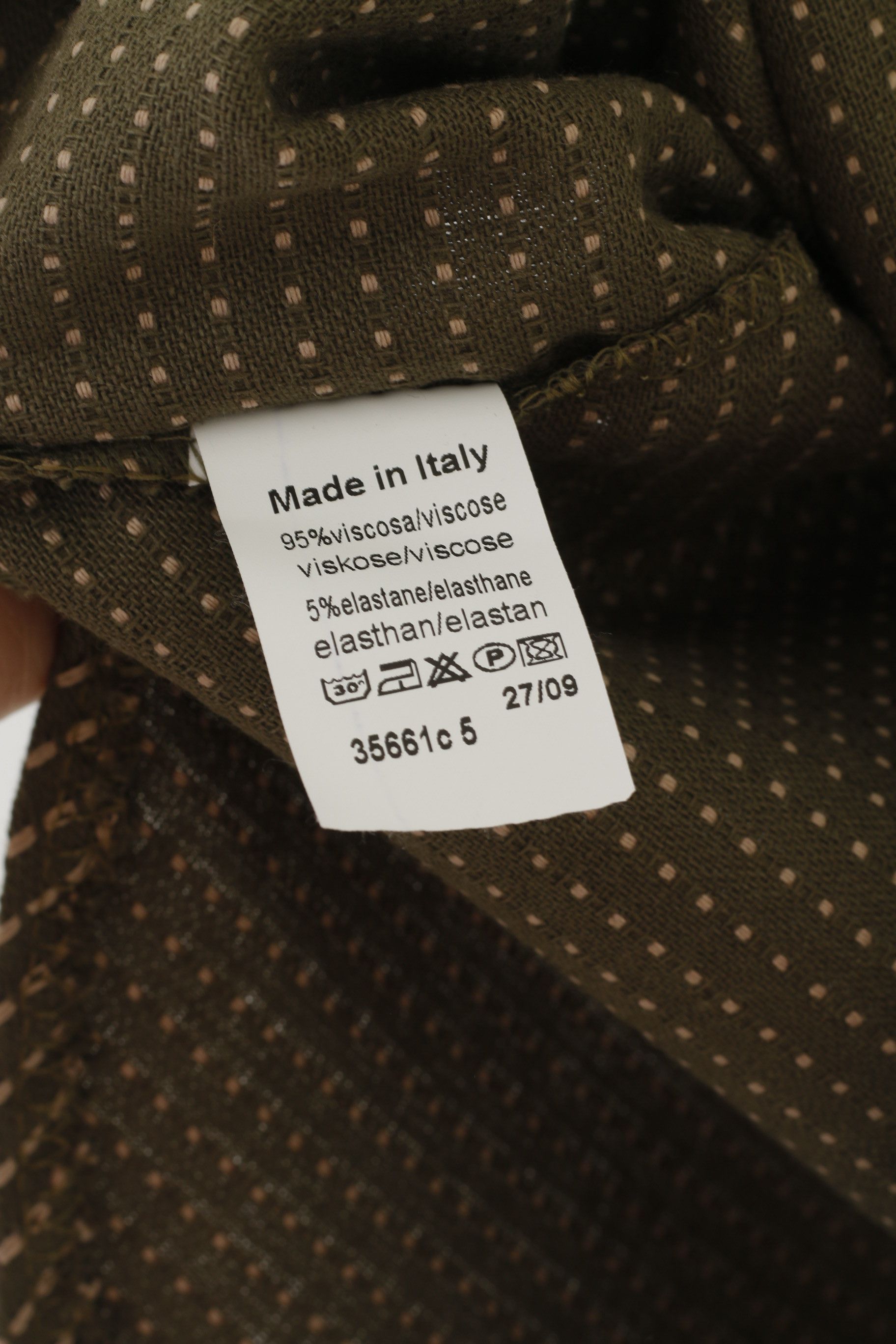 Other Made in Italy Women M Casual Shirt Green 6466 Size M / US 6-8 / IT 42-44 - 5 Thumbnail