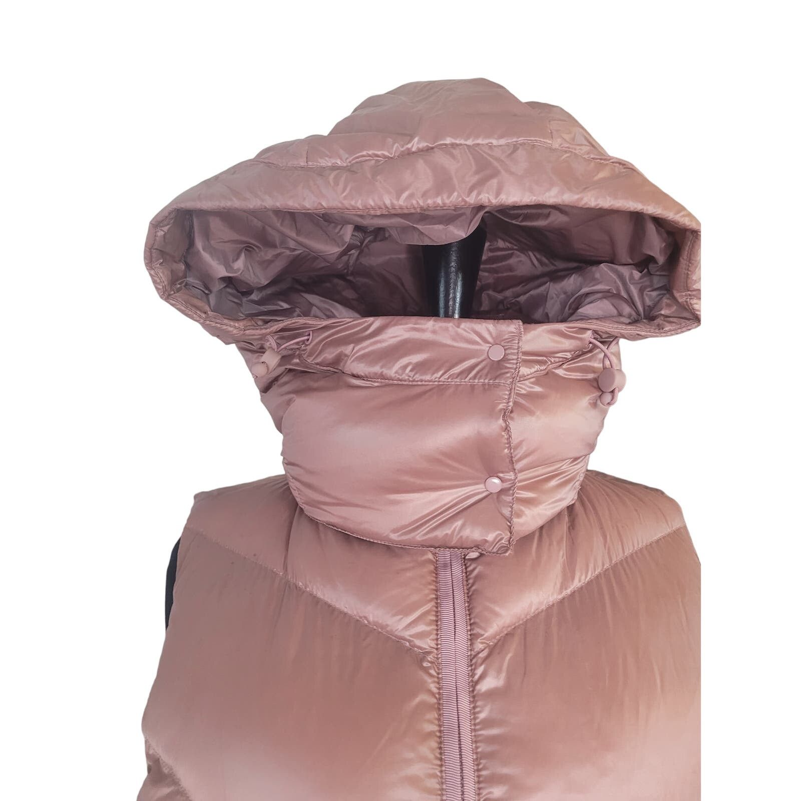 Athleta Athleta S800 Fill Lofty Duck Down Full Zip Puffer Vest Pink Size S / US 4 / IT 40 - 5 Thumbnail