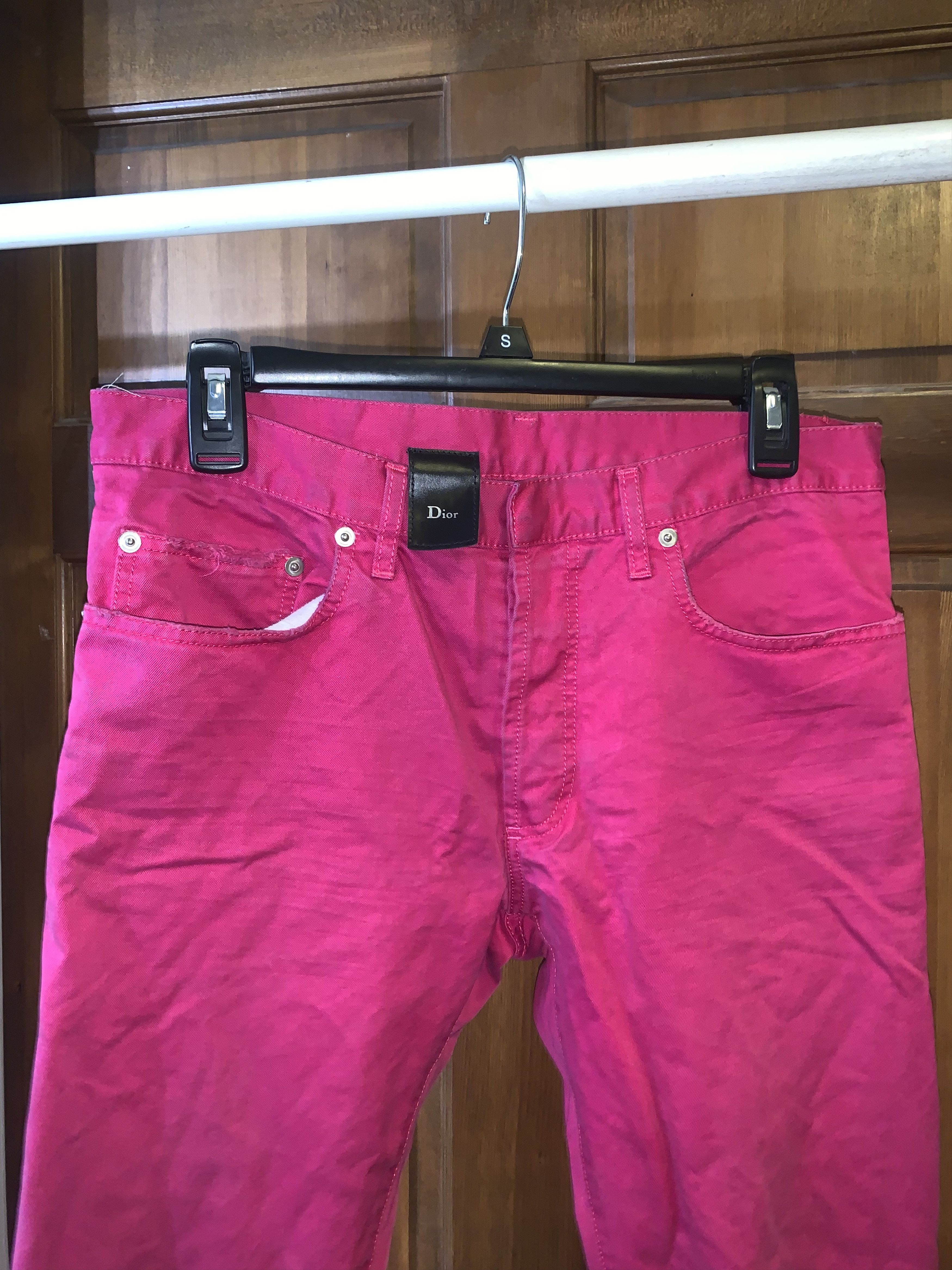 Dior SS05 Dior Homme Fuchsia Jeans Size US 33 - 11 Thumbnail