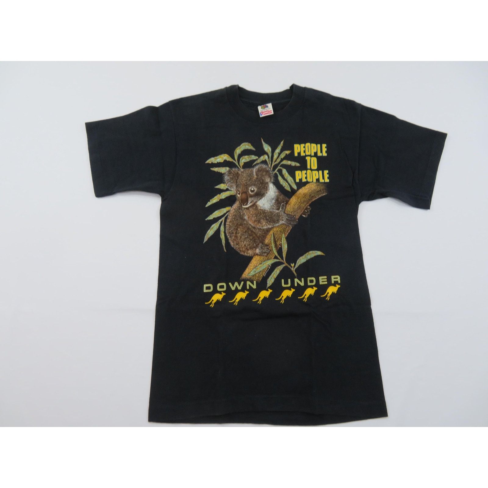 Fruit Of The Loom Koala Bear T-Shirt, People to People Down Under, Sz S 1990s Size US S / EU 44-46 / 1 - 1 Thumbnail