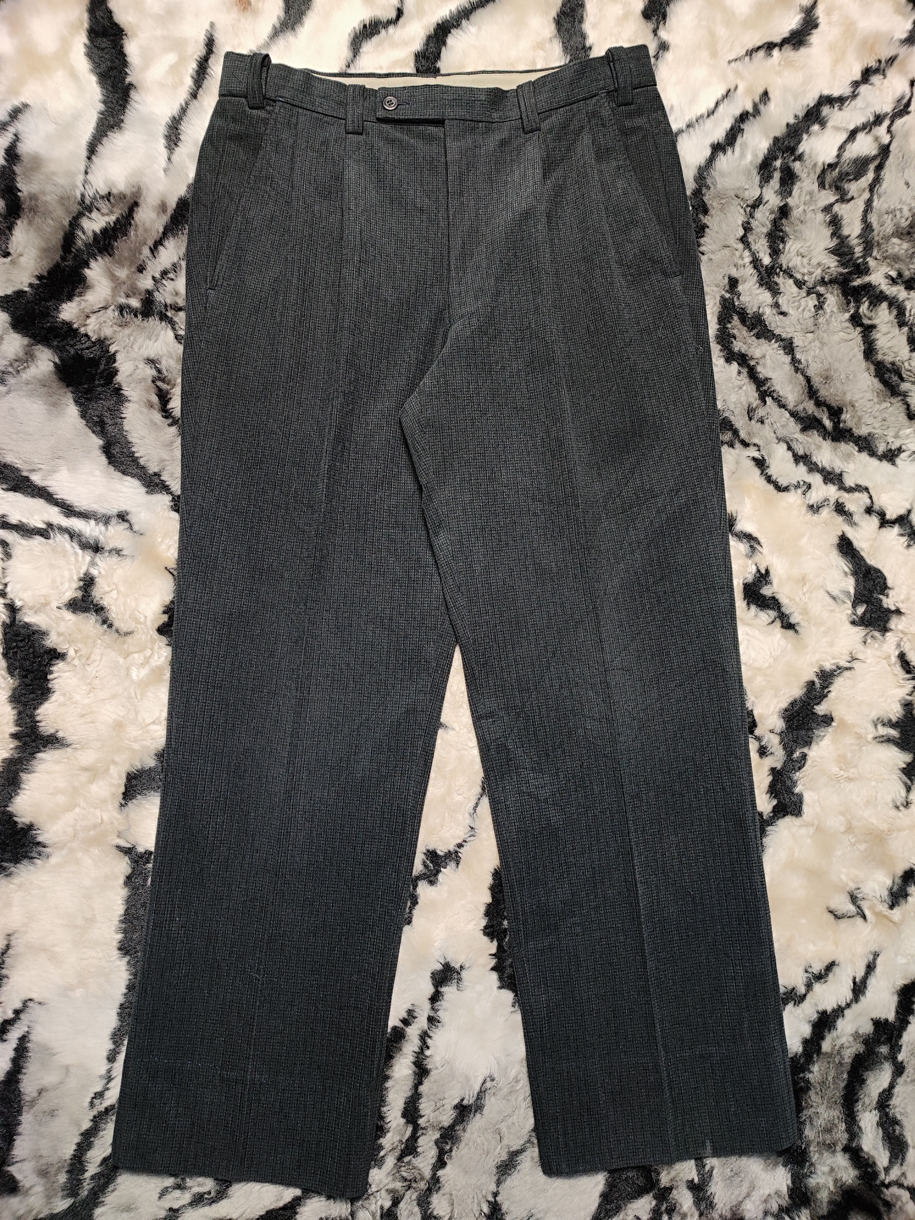 Kenzo Vintage Kenzo Wool Waffle Design Size US 31 - 2 Thumbnail
