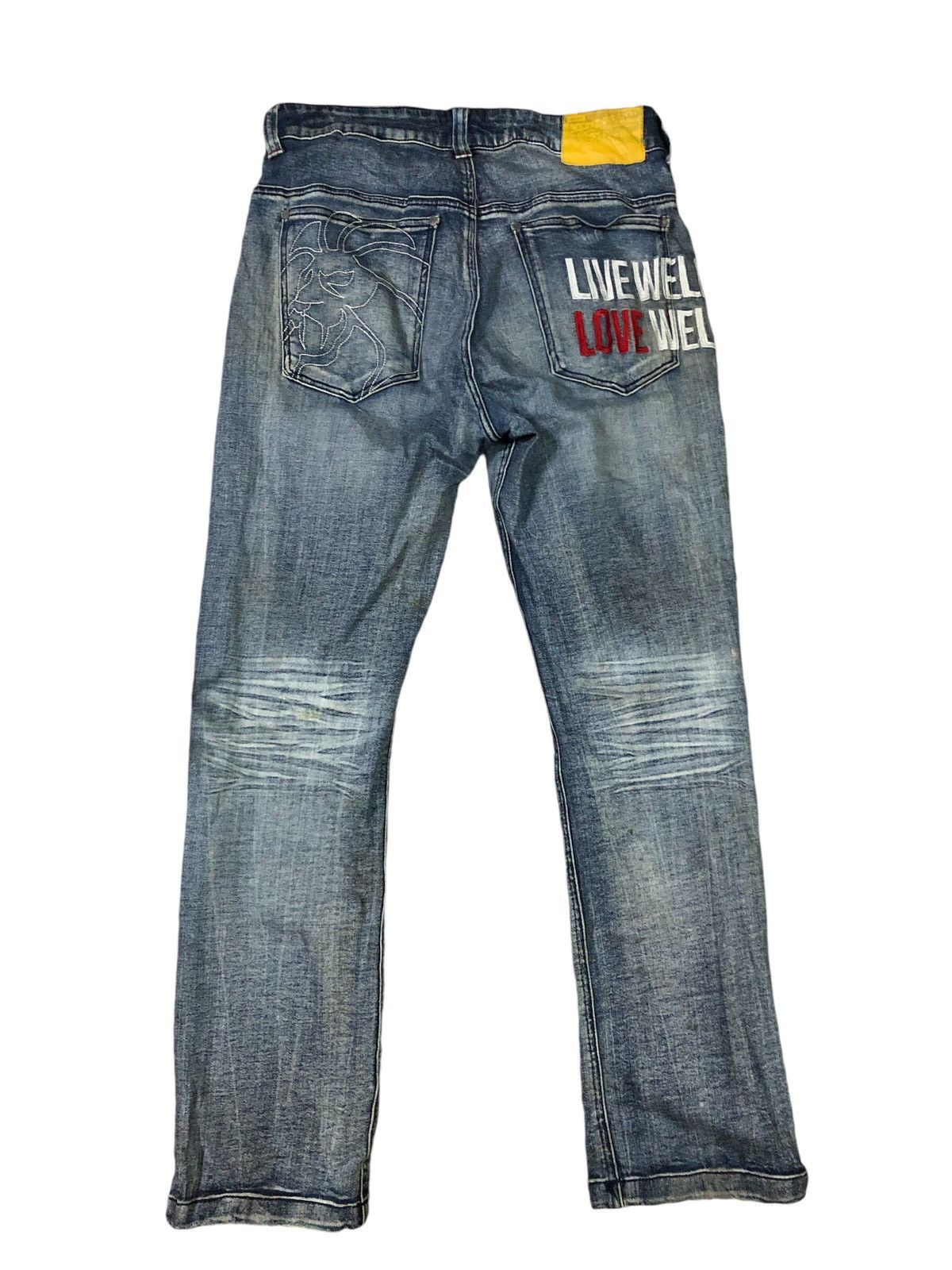 If Six Was Nine × Japanese Brand × Le Grande Bleu (L.G.B.) Nesta Brand Scab Undercover Inspired Denim pAnts Size US 31 - 2 Thumbnail