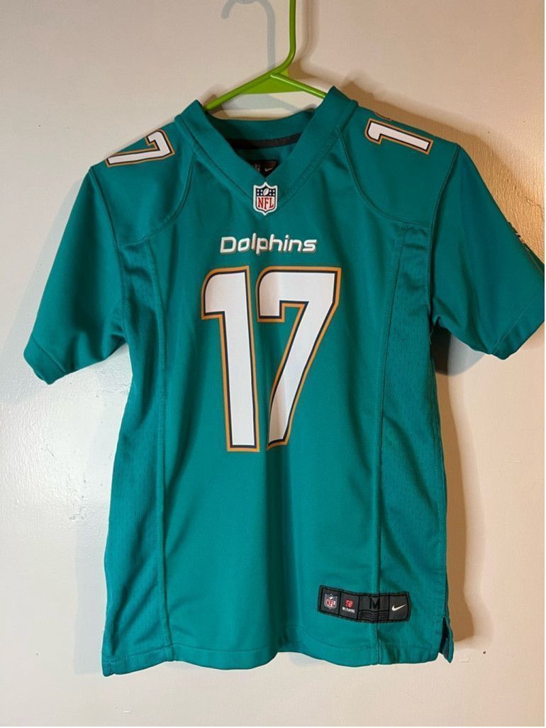 Nike Boys Nike Miami Dolphins Tannehill Jersey Teal Orange Size M Size US M / EU 48-50 / 2 - 1 Thumbnail