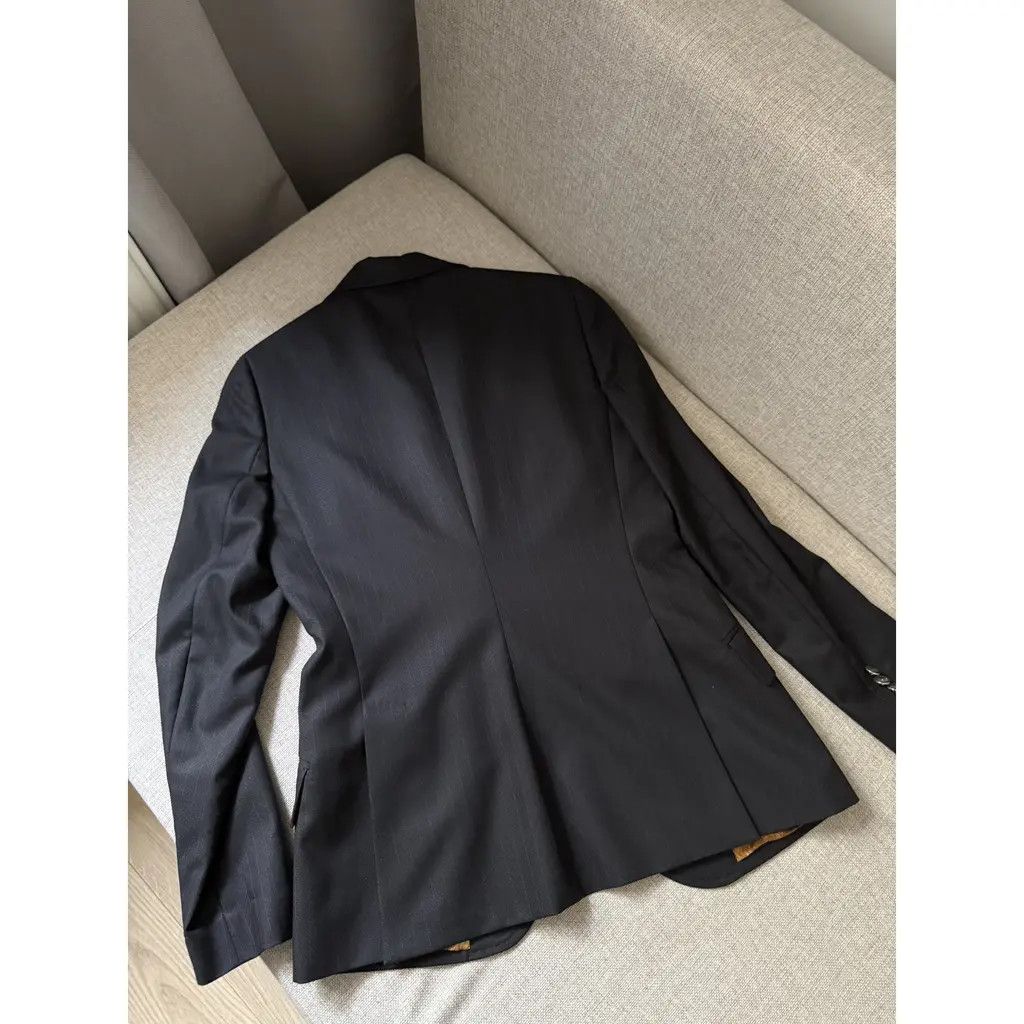 Dolce & Gabbana Dolce & Gabbana Vintage Navy Pinstripe Wool Blazer IT 44 Size M / US 6-8 / IT 42-44 - 3 Thumbnail