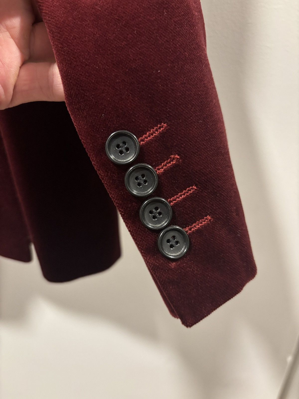 Marks & Spencer Marks & Spencer Autograph 100% Cotton Blazer Dinner Jacket Size 44R - 4 Thumbnail