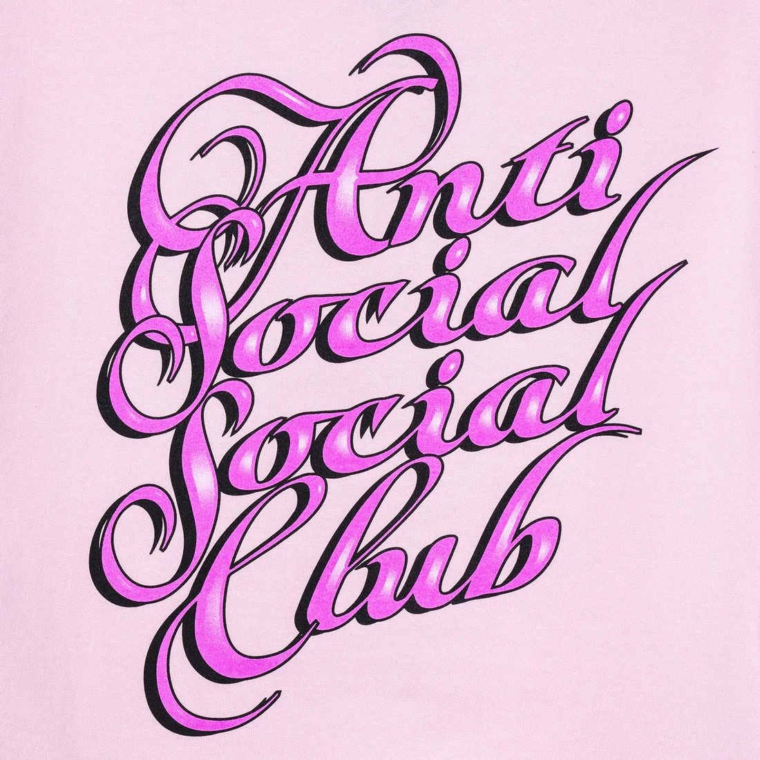 Anti Social Social Club Eyelash Pink Hoodie ASSC DS