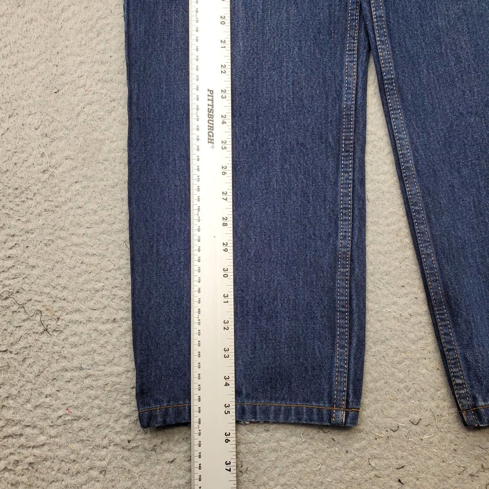 Levi's Levi's 550 Straight Leg Jeans Mens 34x29 Blue Denim Medium Wash 5-Pocket Button Zip Inseam 24.75" Regular Fit Men Size 34 Size US 34 / EU 50 - 3 Thumbnail