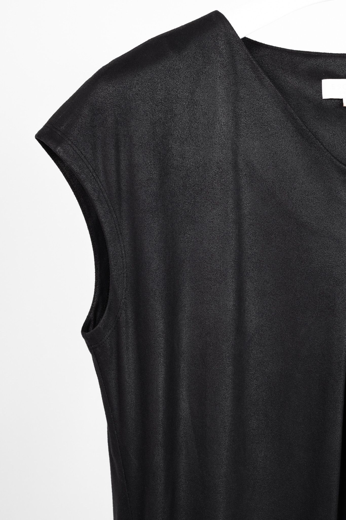 Escada Sport Escada Sport Enori Black Faux-Suede Dress Size S / US 4 / IT 40 - 5 Thumbnail